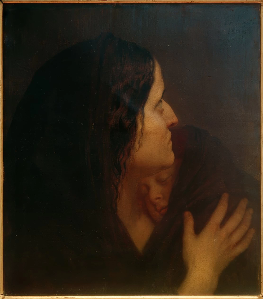 Madre e figlio - Dessau, Anhaltische Gemäldegalerie